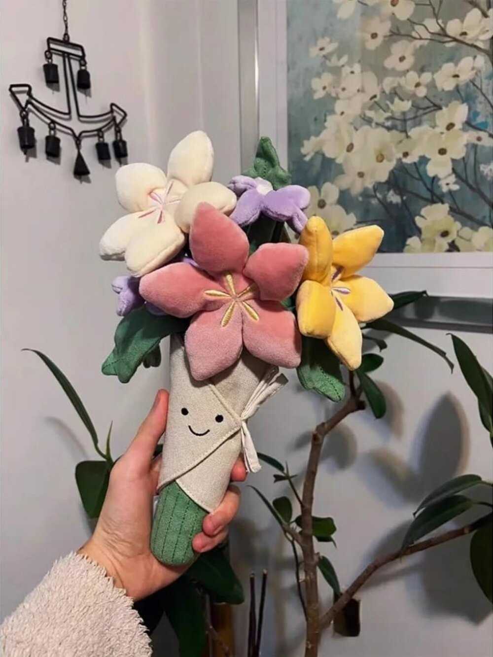 Jellycat Amuseables Bouquet of Flowers Stuffed Toy, 12 inches - Plant & Flower